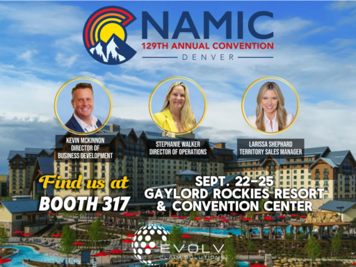 Evolv Claim Soultions Will be at NAMIC’s 129th Annual Convention